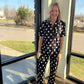 Dotty Darling Ruffle PJ Set
