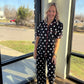 Dotty Darling Ruffle PJ Set