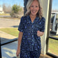 Moonlit Flora Ruffle PJ Set