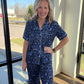 Moonlit Flora Ruffle PJ Set