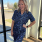Moonlit Flora Ruffle PJ Set