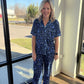 Moonlit Flora Ruffle PJ Set