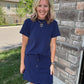 Coastline Navy Skort
