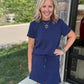 Coastline Navy Skort