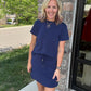 Coastline Navy Skort
