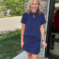 Coastline Navy Skort