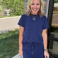 Coastline Navy Skort