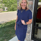 Coastline Navy Top