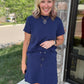 Coastline Navy Skort