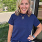 Coastline Navy Top