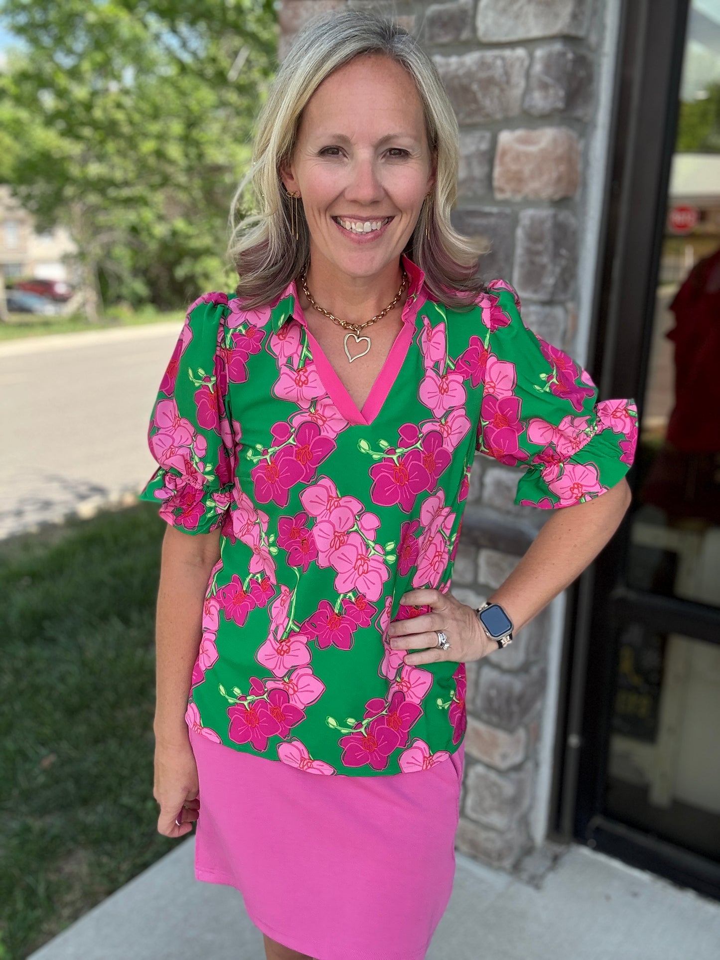 Pink Tide Skort