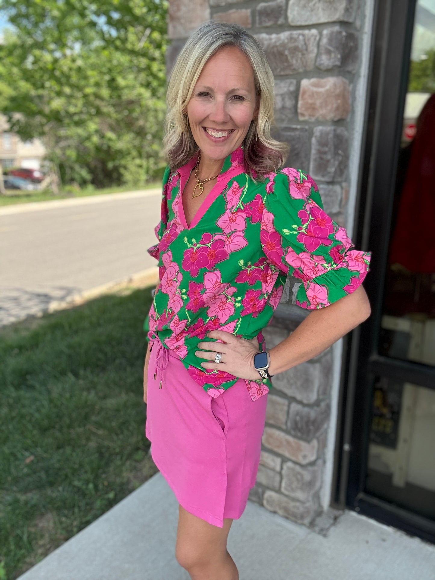Pink Tide Skort