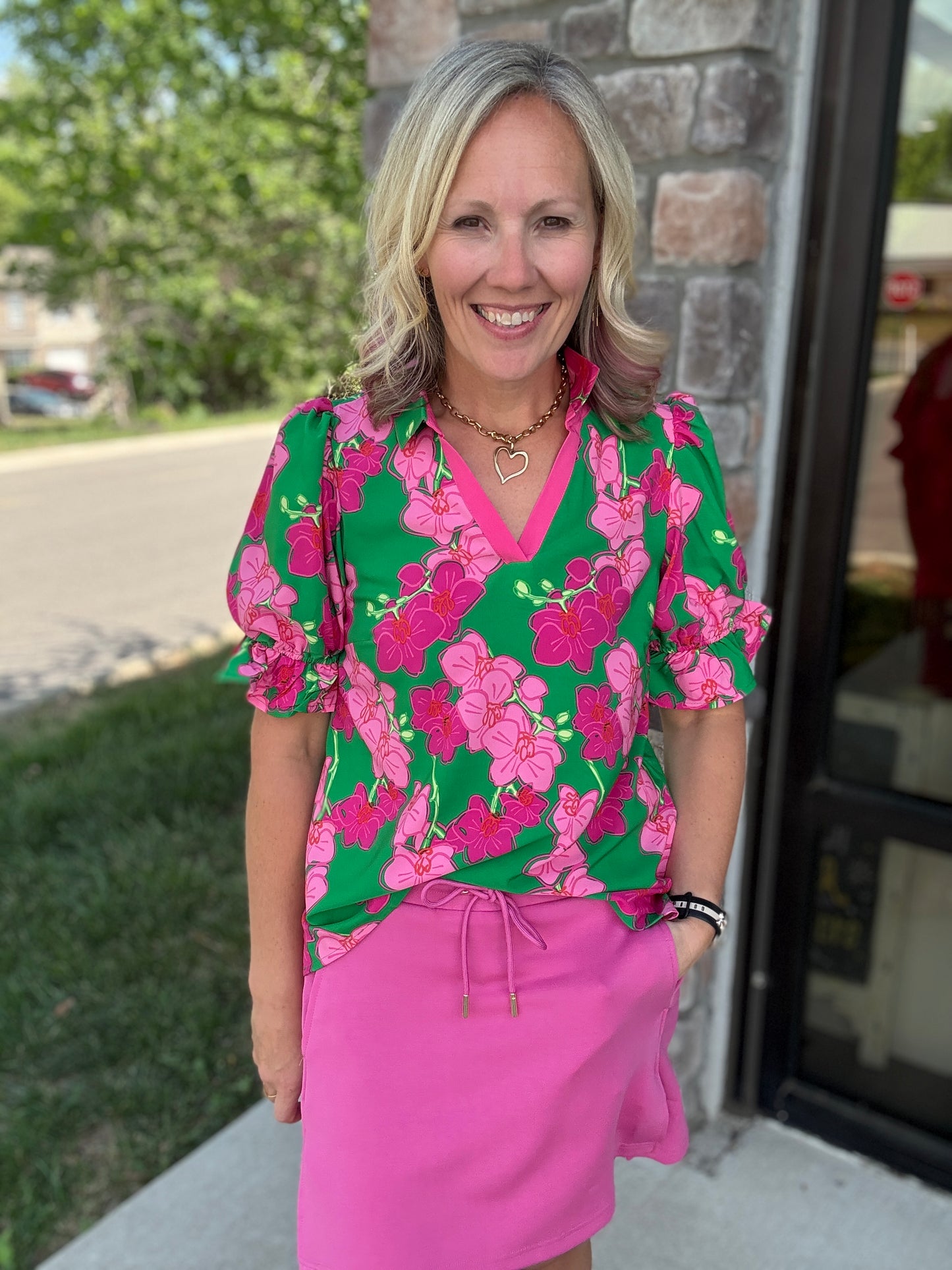 Pink Tide Skort