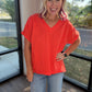 Easy Does it Top- Orange