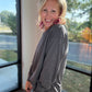 Charcoal Two-Tone Waffle Top
