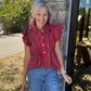 All Dressed Up Top- Red