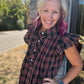 All Dressed Up Top- Navy