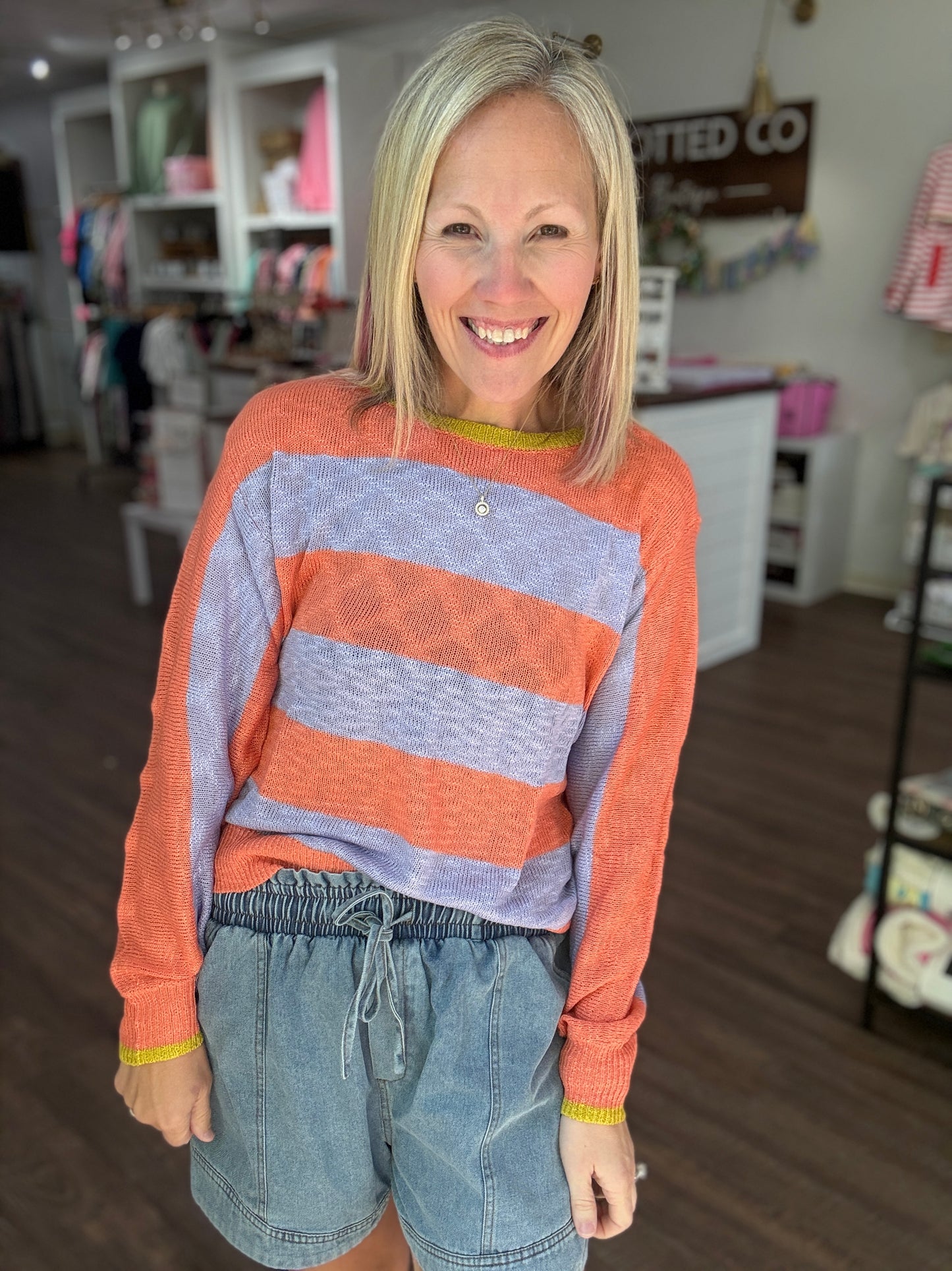 Sunset Pop Sweater