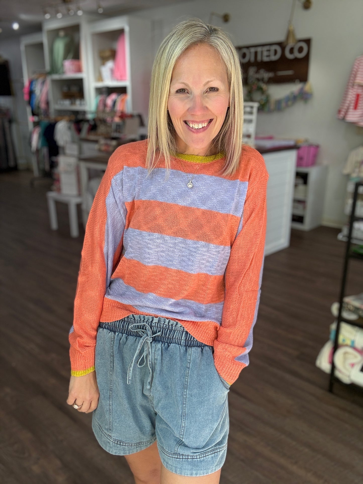Sunset Pop Sweater