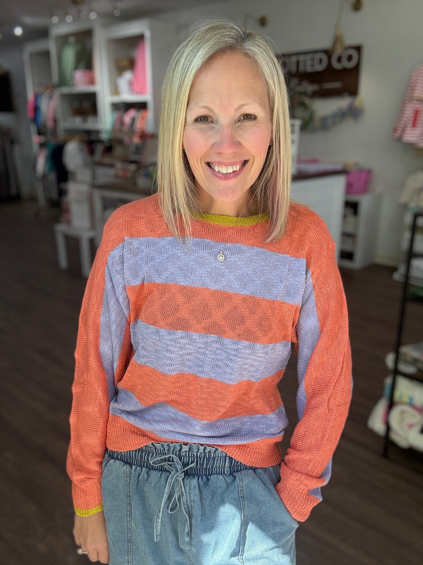 Sunset Pop Sweater