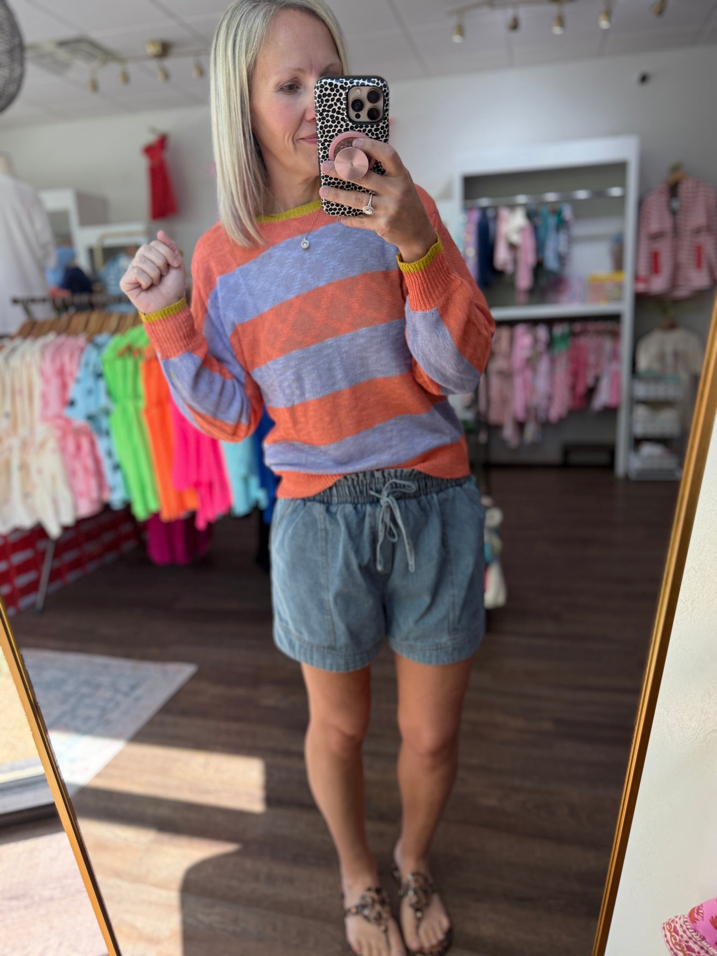 Easy Street Shorts- Denim