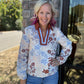 Blue Me Away Top