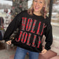 Plaid Holly Jolly Sweatshirt