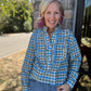 Ruffled in Plaid Top