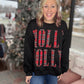 Plaid Holly Jolly Sweatshirt