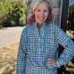 Ruffled in Plaid Top