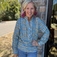 Ruffled in Plaid Top