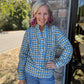 Ruffled in Plaid Top