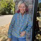 Ruffled in Plaid Top