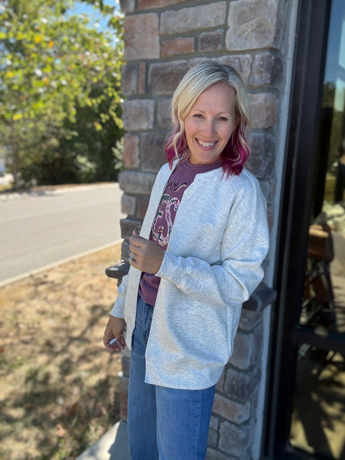 The Sweatshirt Cardigan