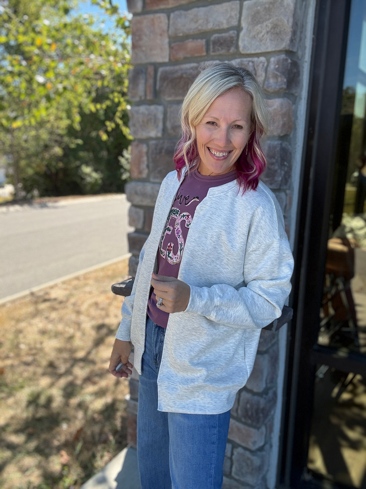 The Sweatshirt Cardigan