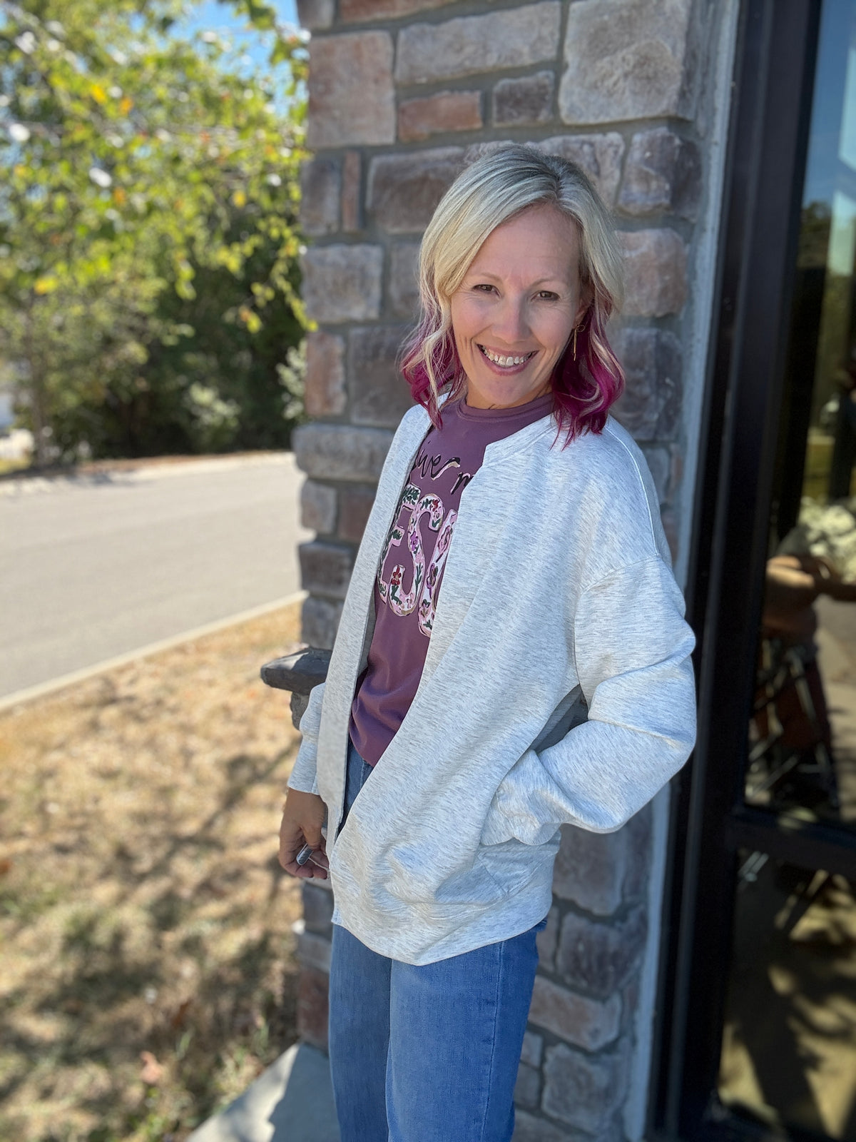 The Sweatshirt Cardigan