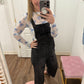Bow Mesh Top- Blue
