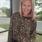 Breezy Back Cheetah Top