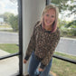 Breezy Back Cheetah Top