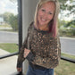 Breezy Back Cheetah Top