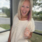 The Willow Top- Cream
