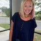 The Willow Top- Navy