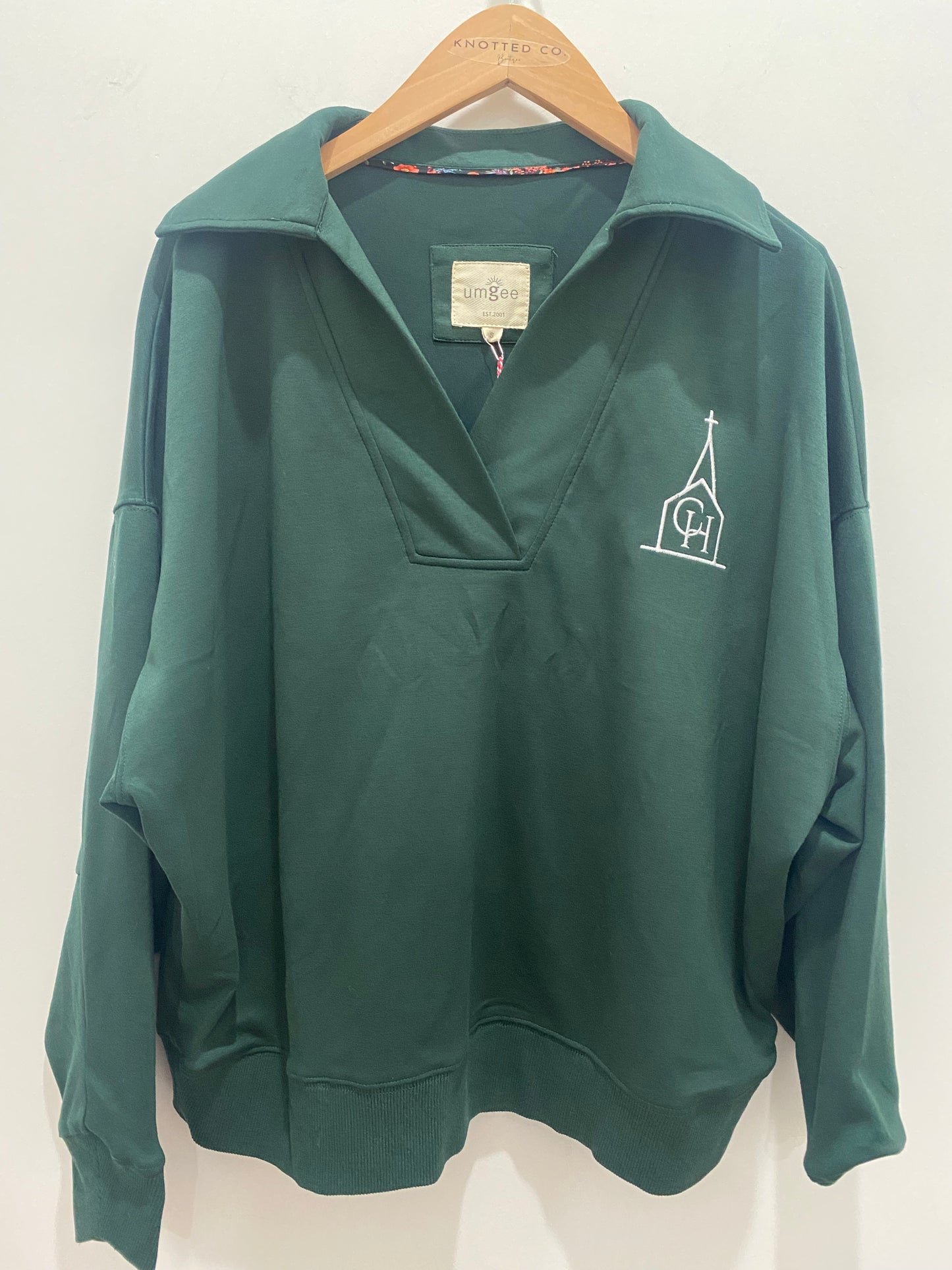 Sloan Pullover- Evergreen