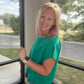 Breezy Back Tee- Green