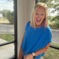 Breezy Back Tee- Blue