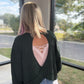 Breezy Back Long Sleeve- Forest
