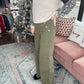 Olive Button Pants