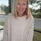 Cappuccino Striped Top