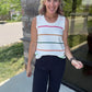 Rainbow Thread Knit Top