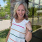 Rainbow Thread Knit Top